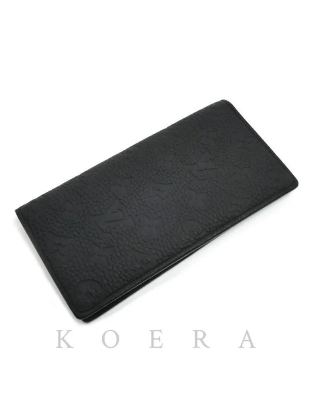 Louis Vuitton Portefeuille Brazza Wallet Taurillon Leather Noir
